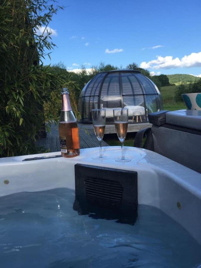 Les Nuits Insolites De La Mothe - Hebergement En Bulle Ou Tiny House Avec Spa Privatif Outremecourt Eksteriør billede