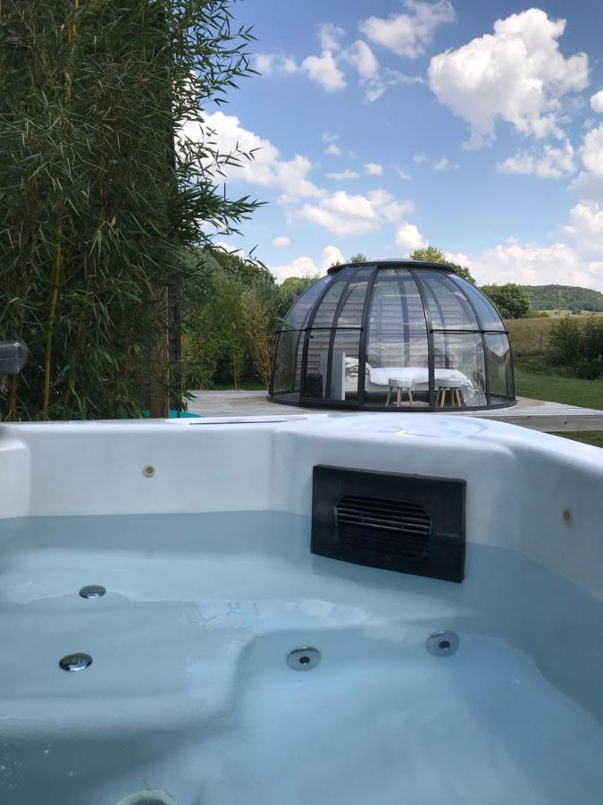 Les Nuits Insolites De La Mothe - Hebergement En Bulle Ou Tiny House Avec Spa Privatif Outremecourt Eksteriør billede