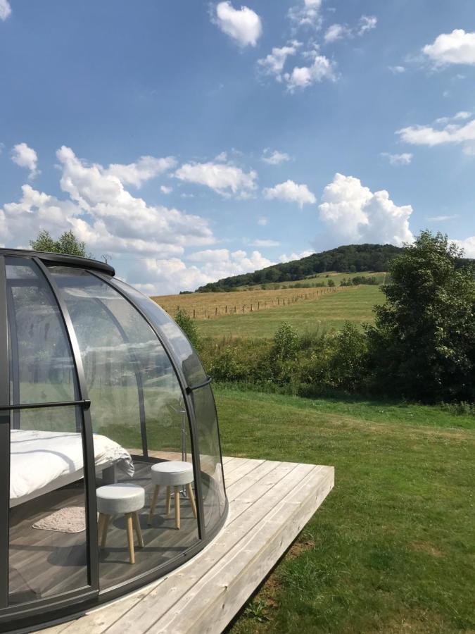 Les Nuits Insolites De La Mothe - Hebergement En Bulle Ou Tiny House Avec Spa Privatif Outremecourt Eksteriør billede