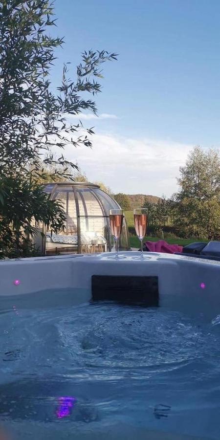 Les Nuits Insolites De La Mothe - Hebergement En Bulle Ou Tiny House Avec Spa Privatif Outremecourt Eksteriør billede